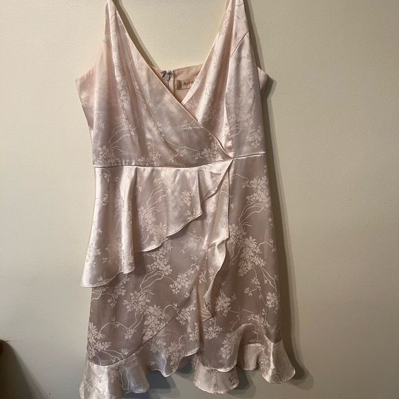 Altr’d State Autumn Slip Dress Ivory Size L - Picture 3 of 6